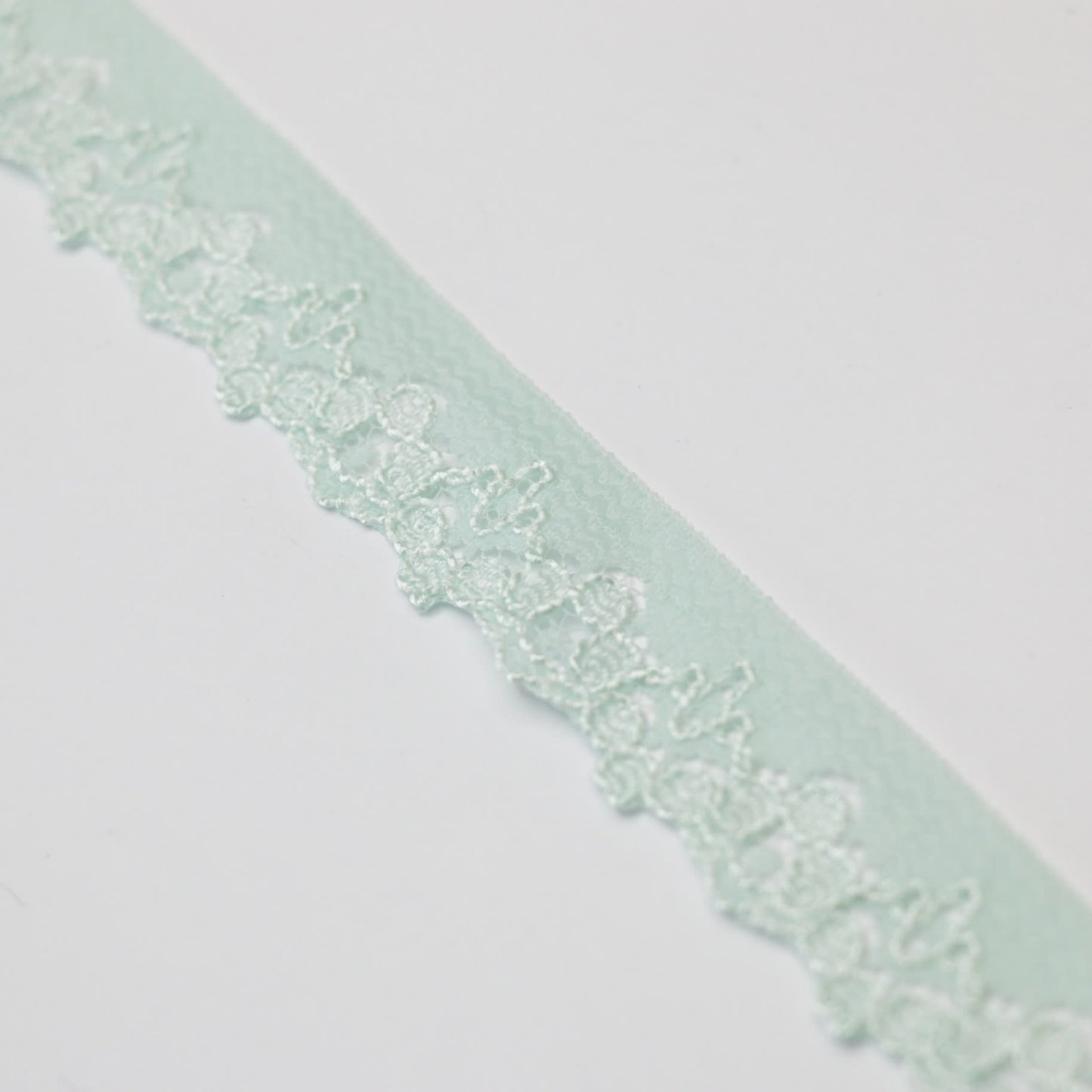22mm Light Green Lace per/metre