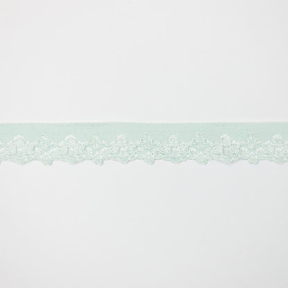 22mm Light Green Lace per/metre