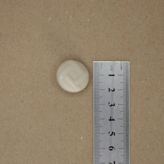 23mm Cream Knot Buttons 10pk