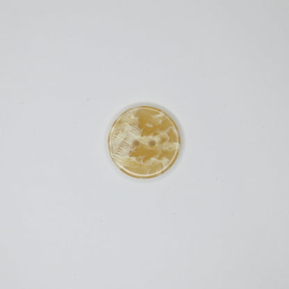 23mm Cream & White 2-Hole Buttons 10pk