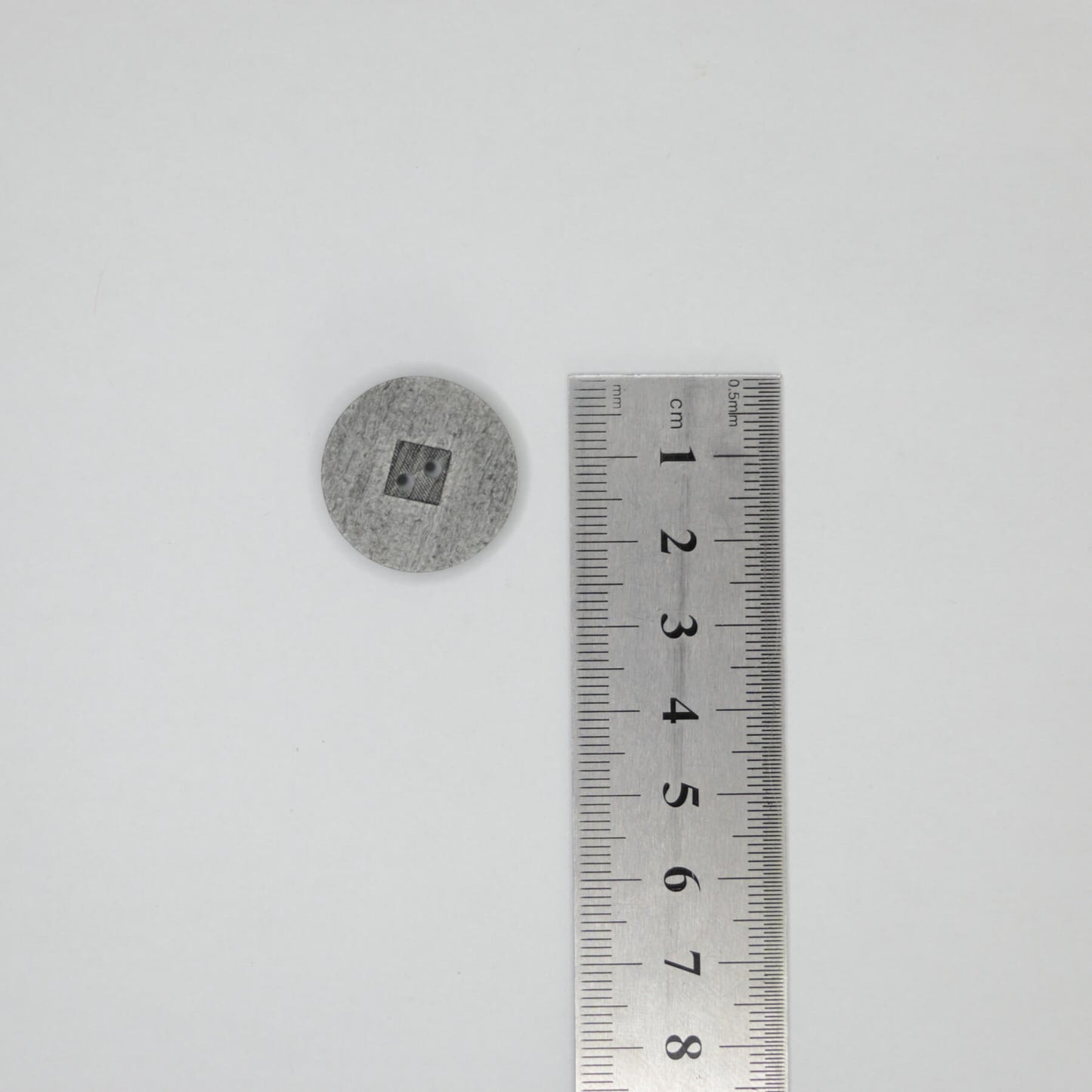 23mm Slate Grey 2-Hole Buttons 10pk