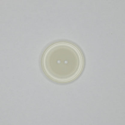 23mm Transparent Frosted 2-Hole Buttons 10pk