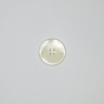 24mm Ivory Pearlescent 4-Hole Buttons 10pk