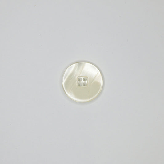 24mm Ivory Pearlescent 4-Hole Buttons 10pk