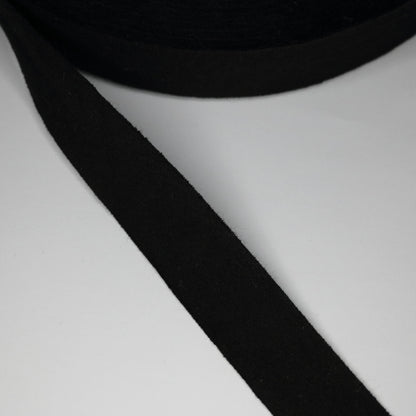 25mm Black Strip Binding Fabric 5m