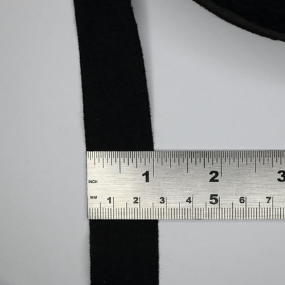 25mm Black Strip Binding Fabric 5m