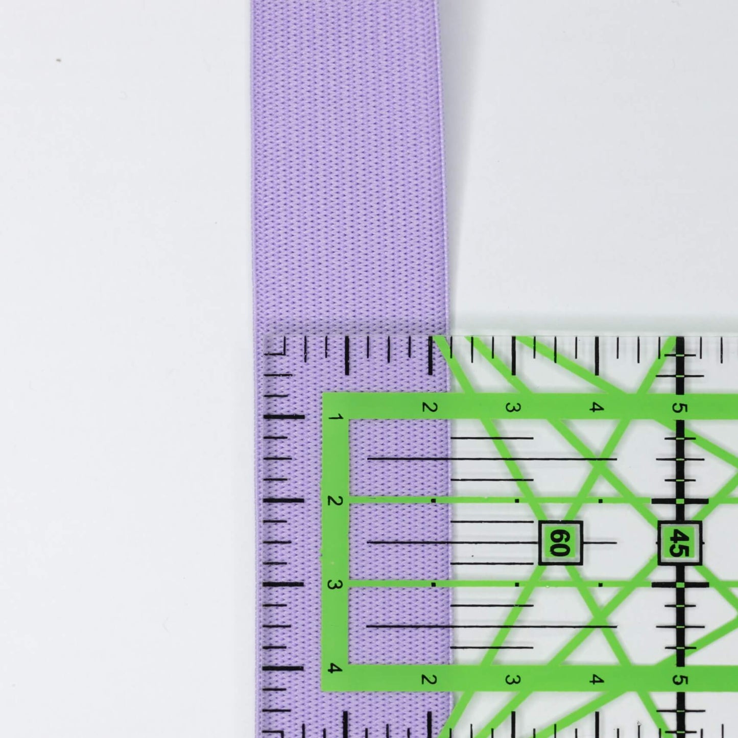 25mm Lilac Coloured Loom Elastic 1m