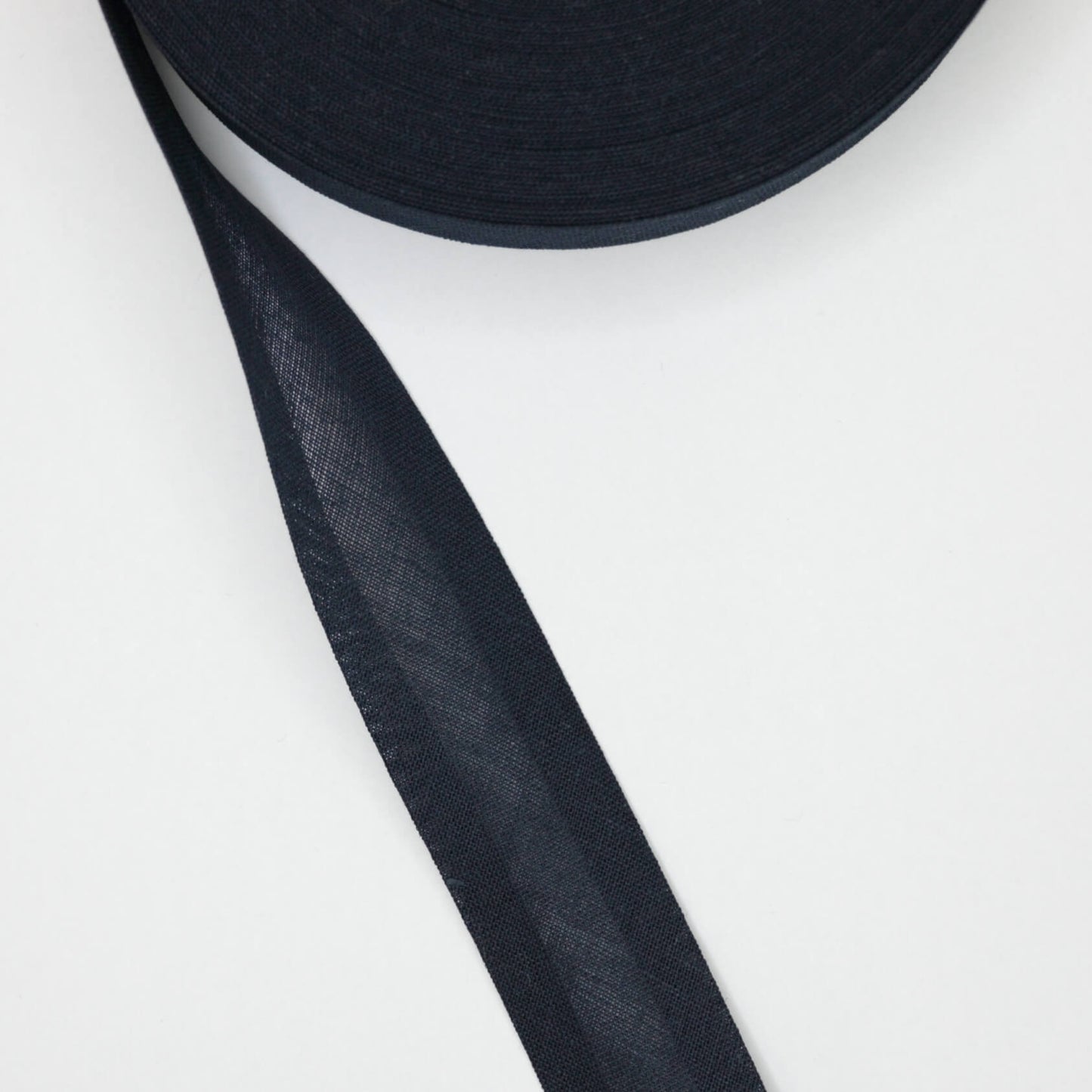 25mm Navy Cotton Folded Bias-Binding per/metre