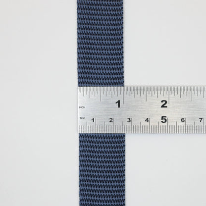 25mm Navy Premium Polypropylene Webbing per/metre