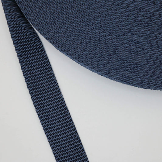 25mm Navy Premium Polypropylene Webbing per/metre