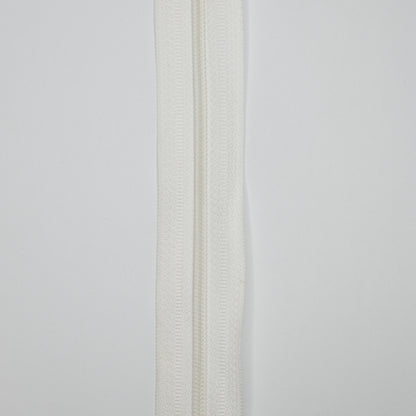 25mm White Nylon (Size 4) Zipper Tape 1m
