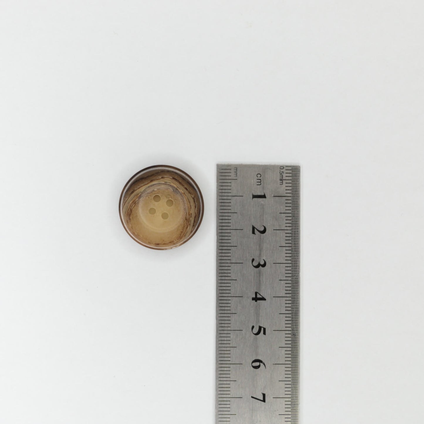 26mm Tan Marble-Look 4-Hole Buttons 10pk