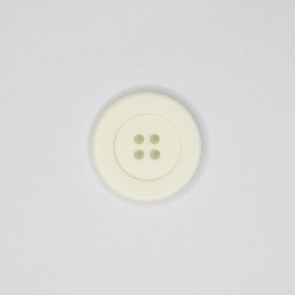 27mm Off-White Plastic 4H Buttons 10pk