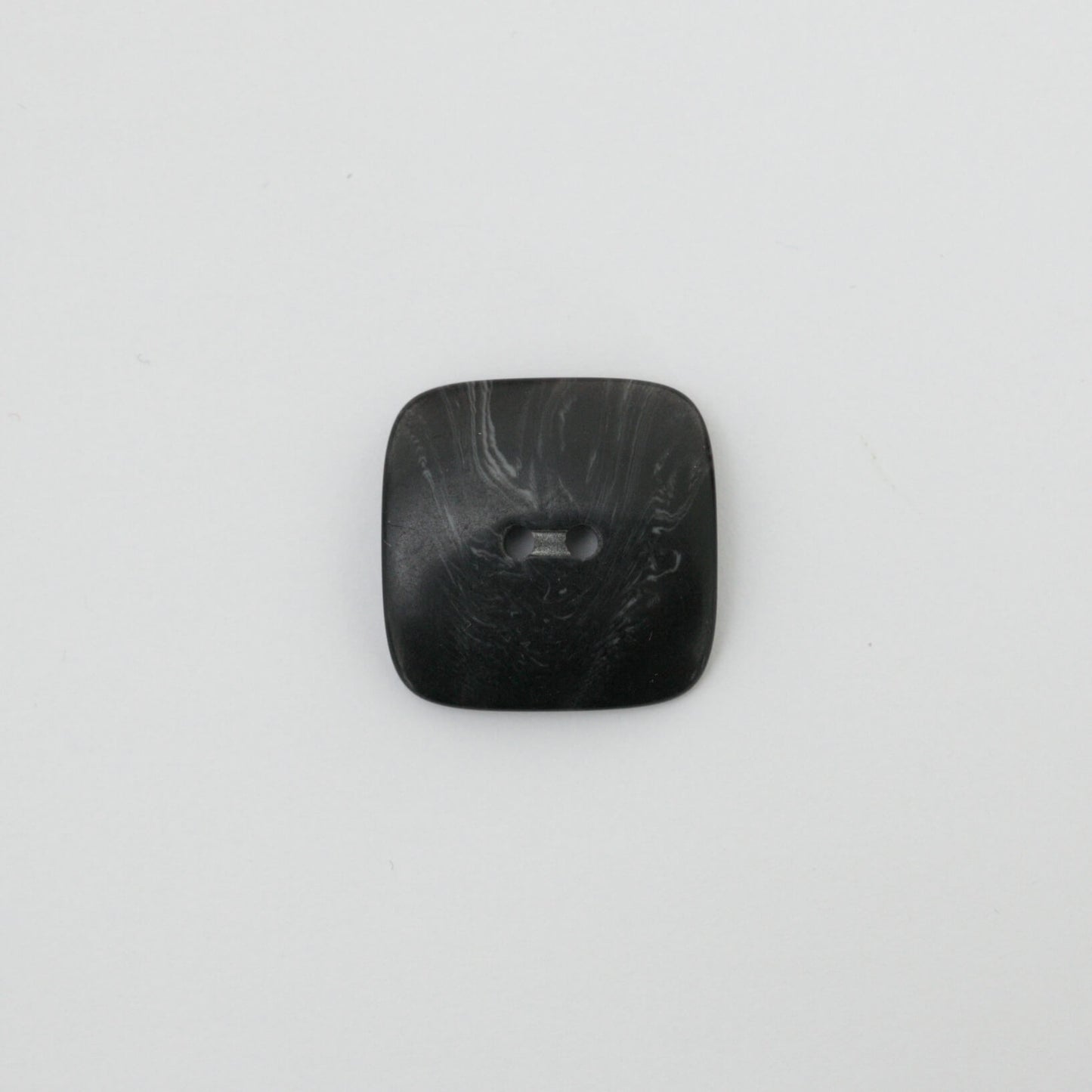 28mm Black Marbled Square 2-Hole Buttons 10pk