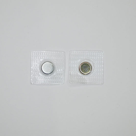 30mm PVC Invisible Magnetic Button Snap Fasteners Pair