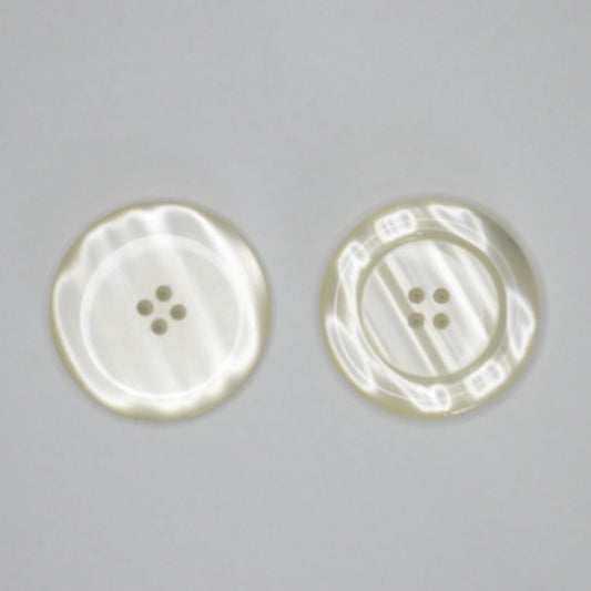 33mm Pearlescent Wave 4-Hole Buttons 8pk