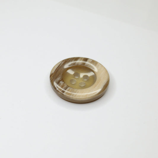 35mm Brown Marble 4-Hole Buttons 8pk