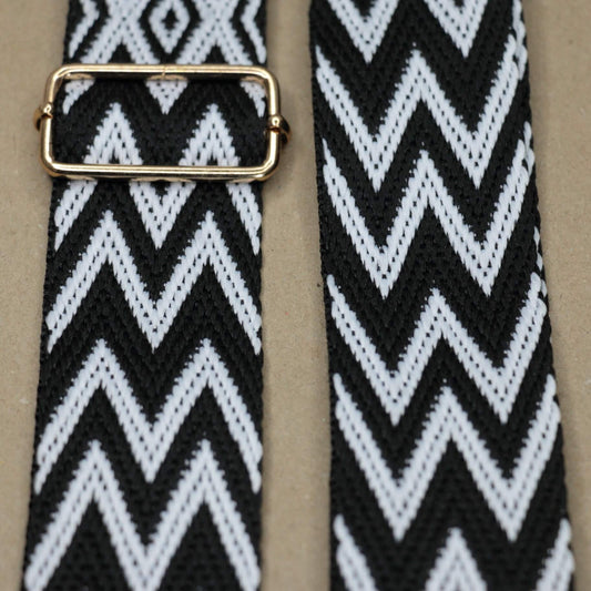 38mm Black Multi Style Adjustable Bag Strap 132cm