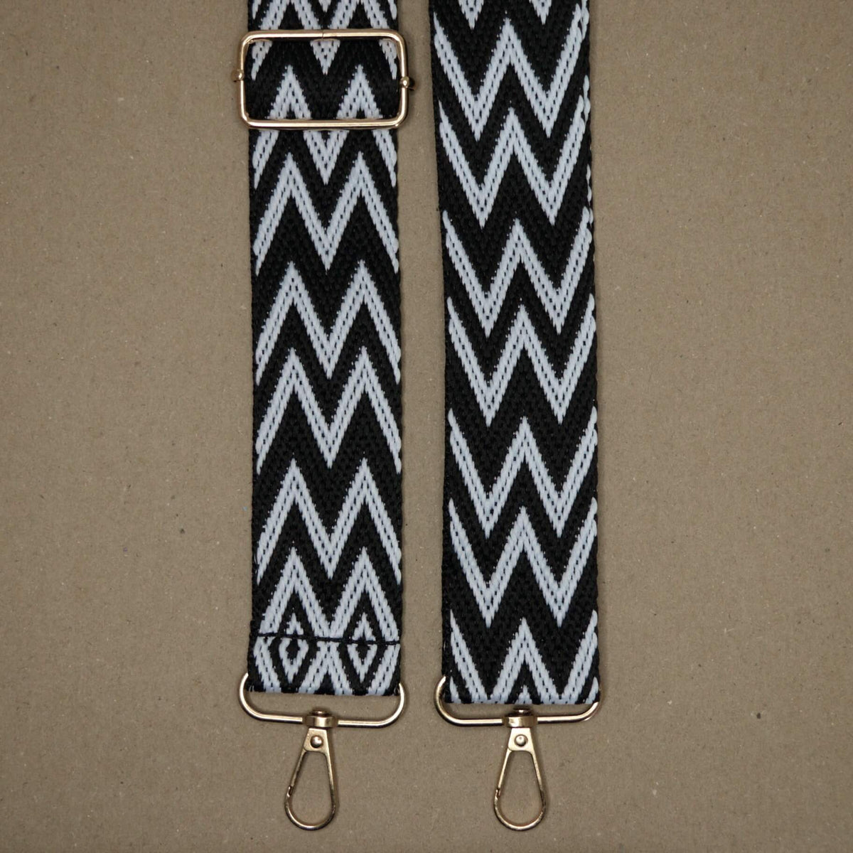 38mm Black Multi Style Adjustable Bag Strap 132cm