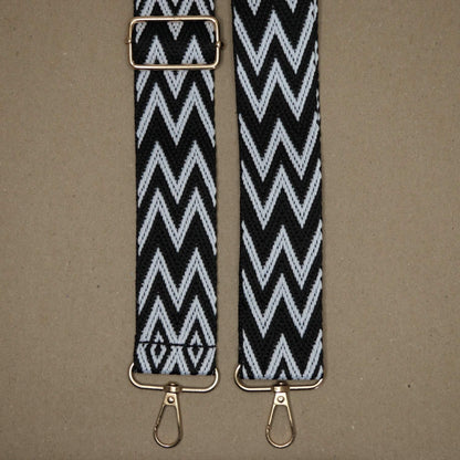 38mm Black Multi Style Adjustable Bag Strap 132cm