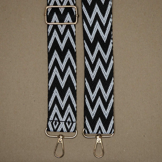 38mm Black Multi Style Adjustable Bag Strap 132cm