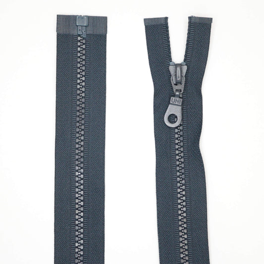 43cm / 17-Inch Navy Chunky Open-End Zip