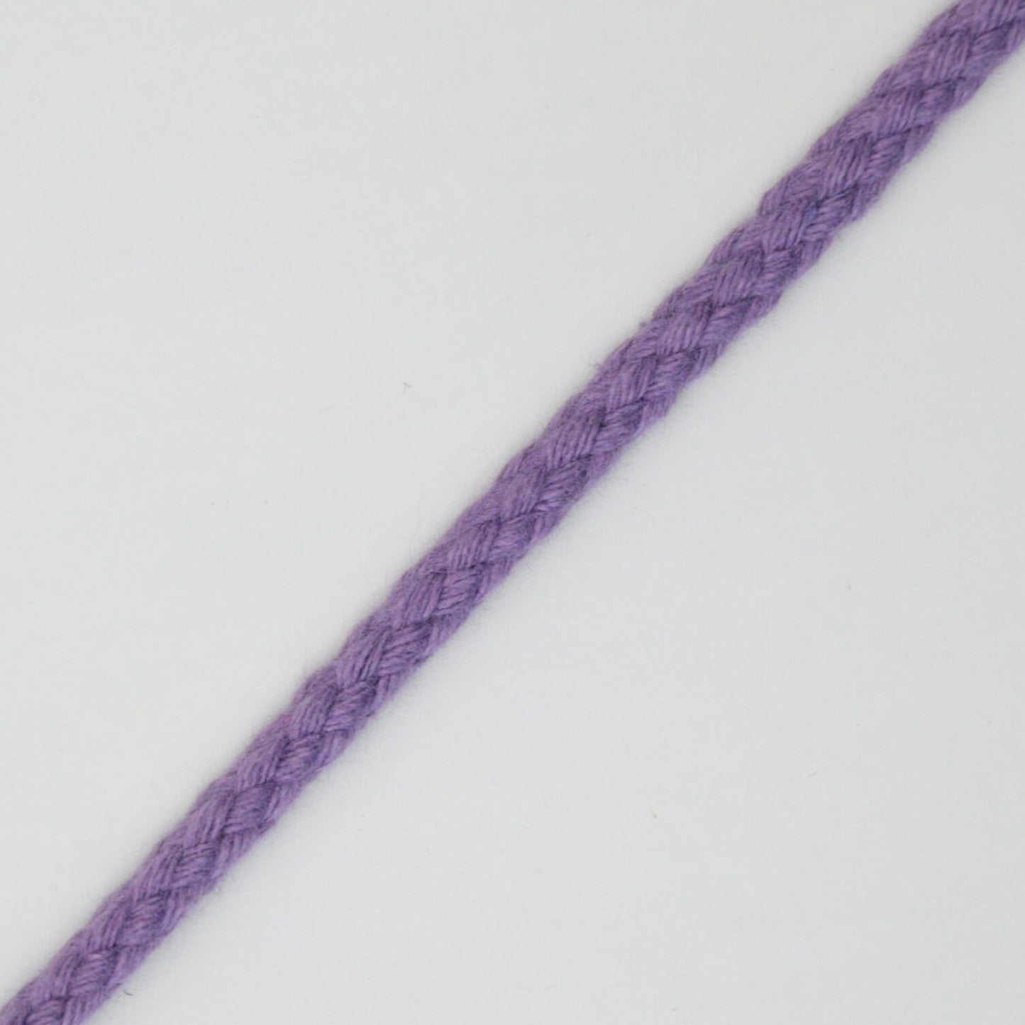 4mm Purple Knitted Cord Cotton-Acrylic Mix per/metre