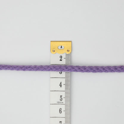 4mm Purple Knitted Cord Cotton-Acrylic Mix per/metre