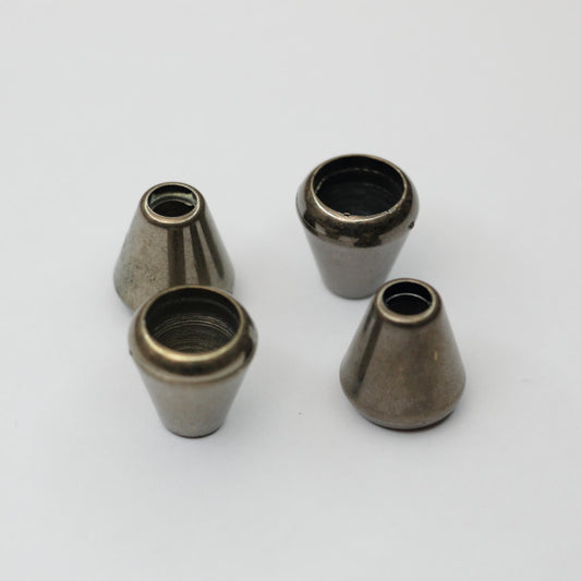 4mm Dark Brass Cord-Ends 4pk