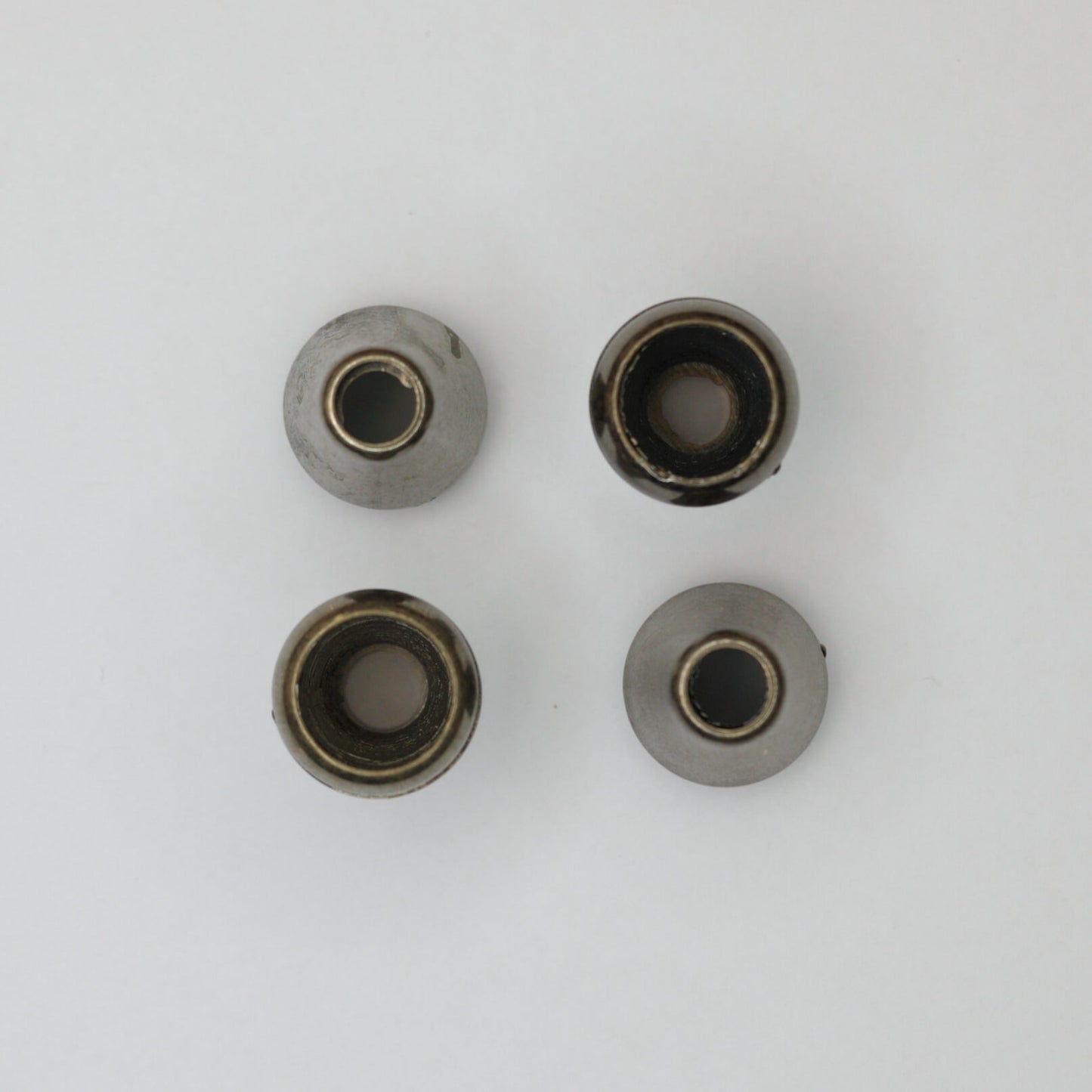 4mm Dark Brass Cord-Ends 4pk