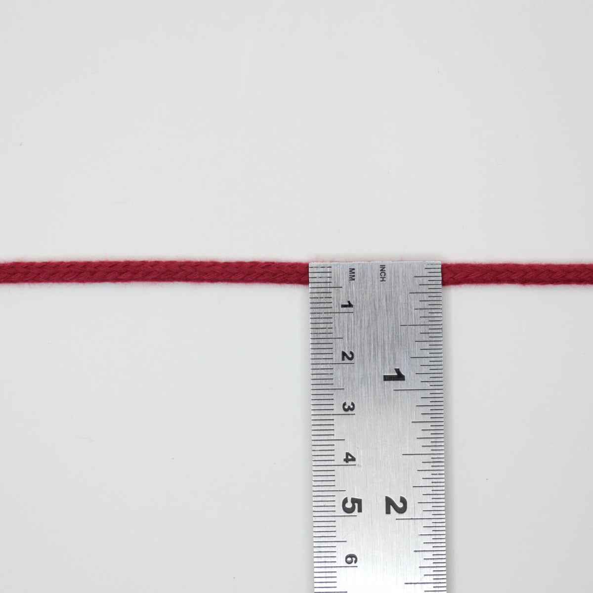 4mm Deep Red Strong Soft Anorak Cord per/metre