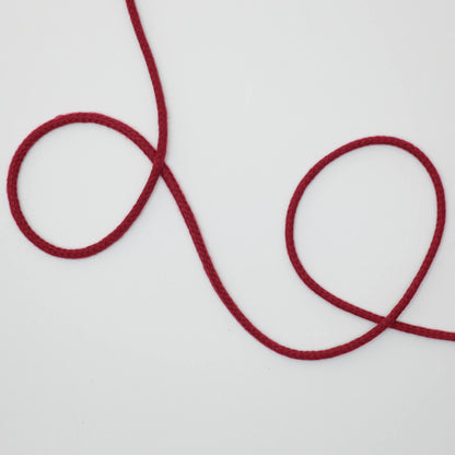 4mm Deep Red Strong Soft Anorak Cord per/metre