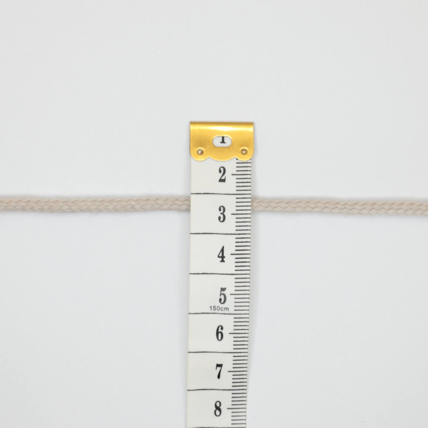 4mm Light Grey Strong Soft Anorak Cord 3m