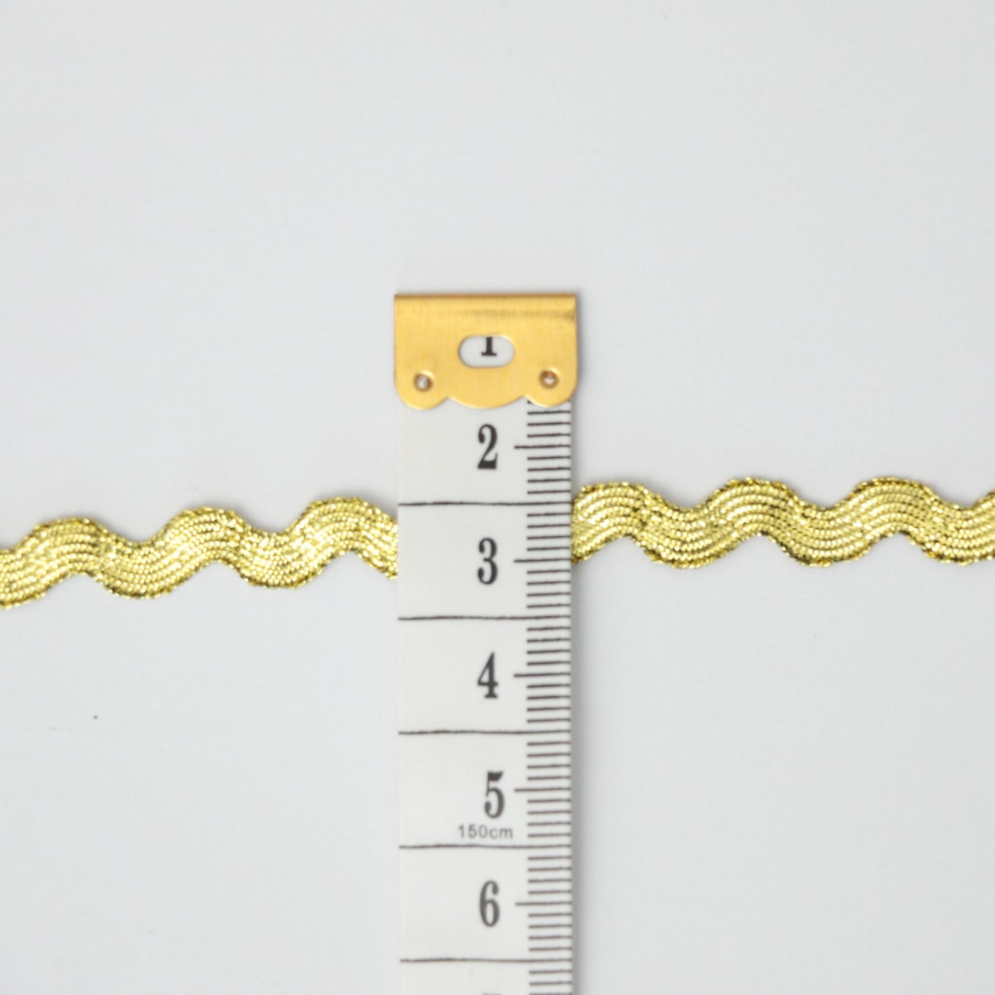 5mm Metallic Gold Ric-Rac per/metre