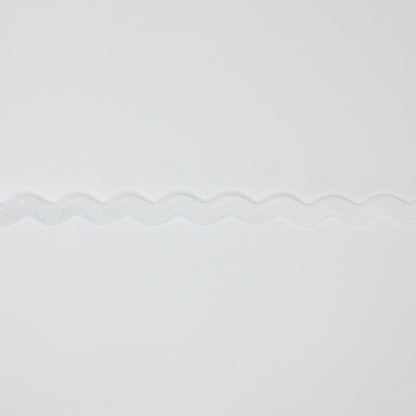 5mm White Ric-Rac Wavy Trim 1m