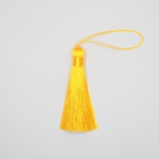 75mm / 3-Inch Assorted Colours Silky Tassels 10pk