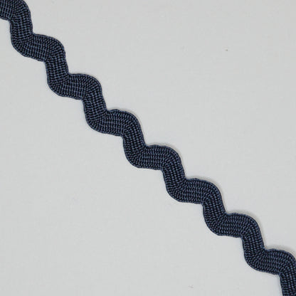 8mm Navy Blue Ric-Rac Trim 3m