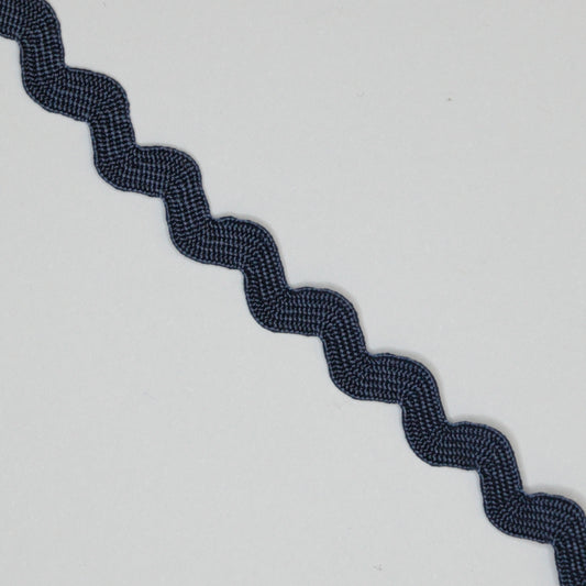 8mm Navy Blue Ric-Rac Trim 3m