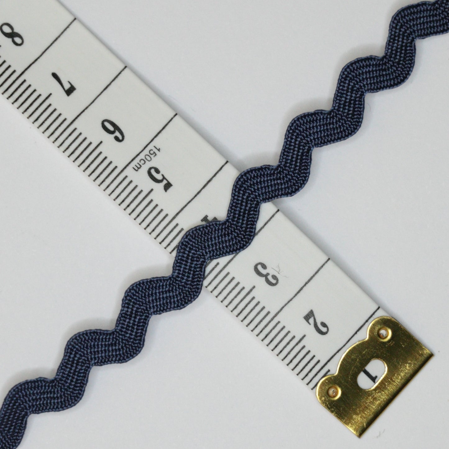 8mm Navy Blue Ric-Rac Trim 3m