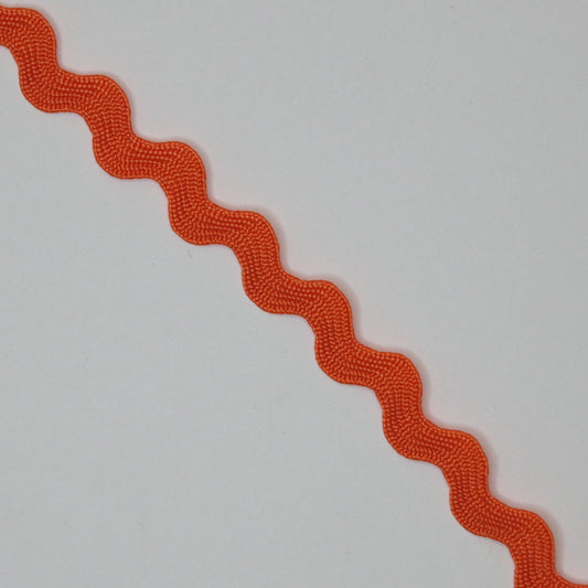 8mm Orange Ric-Rac Trim 3m