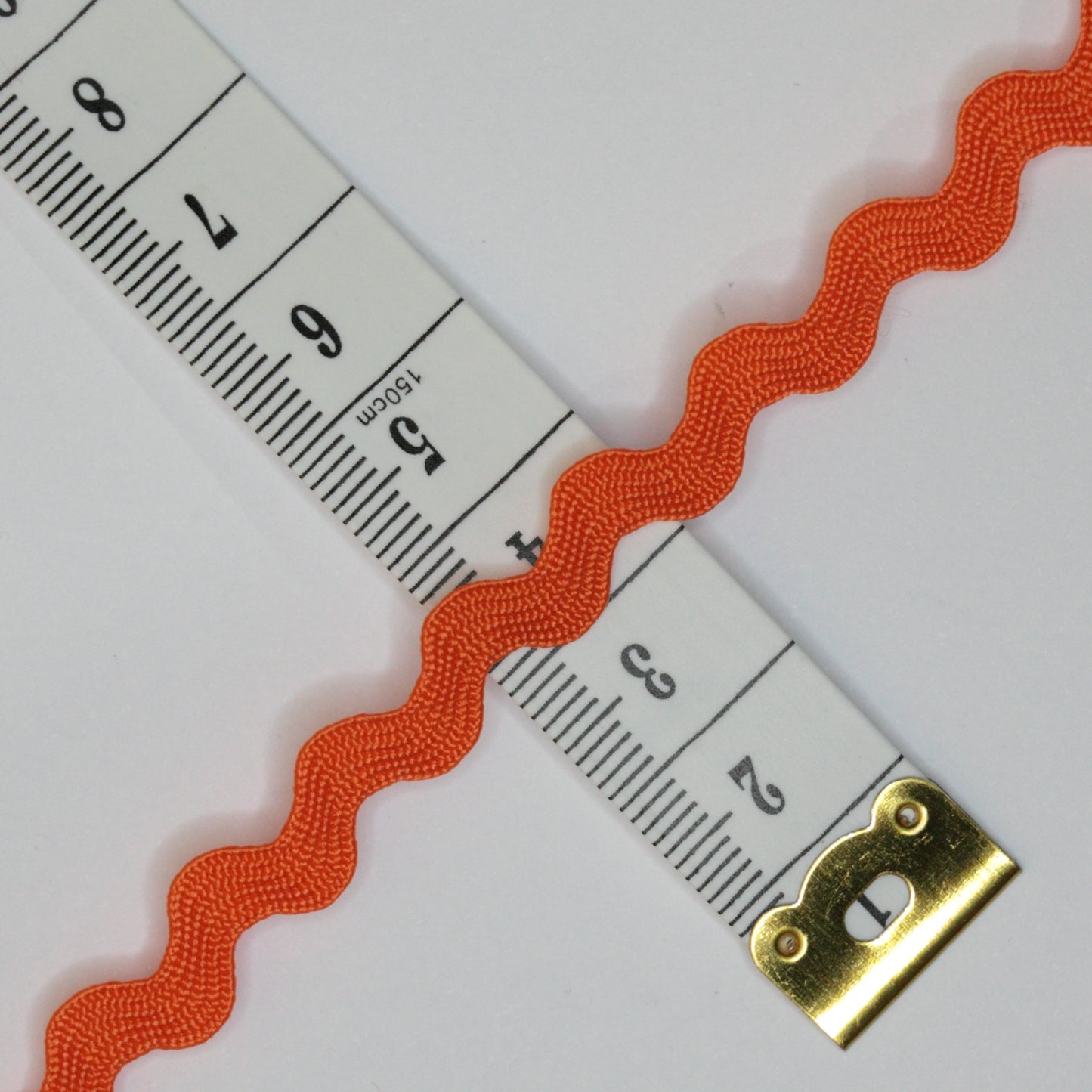 8mm Orange Ric-Rac Trim 3m