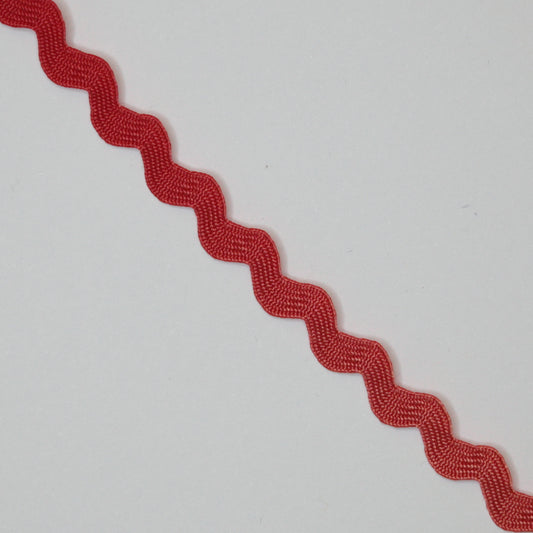 8mm Red Ric-Rac Trim 3m