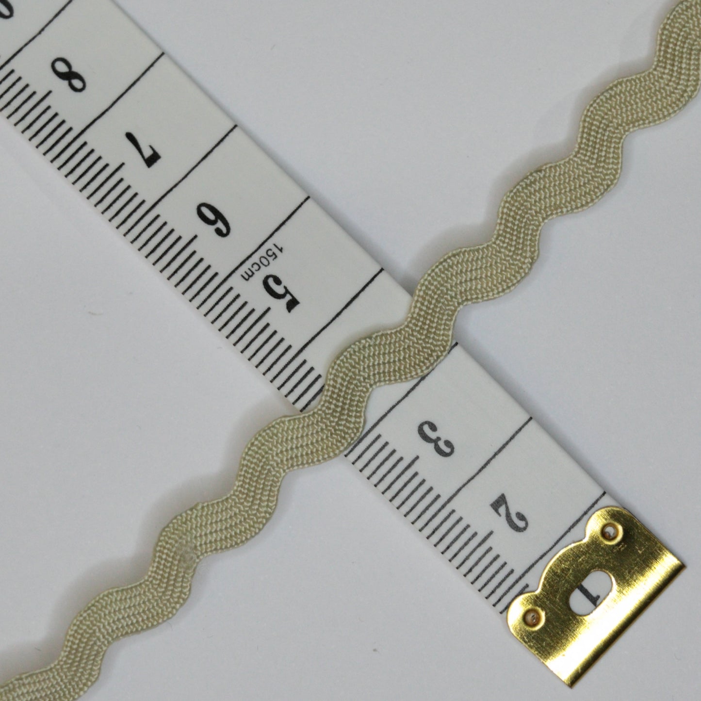 8mm Sage Green Ric-Rac Trim 3m