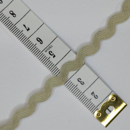 8mm Sage Green Ric-Rac Trim 3m