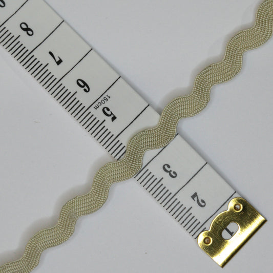 8mm Sage Green Ric-Rac Trim 3m