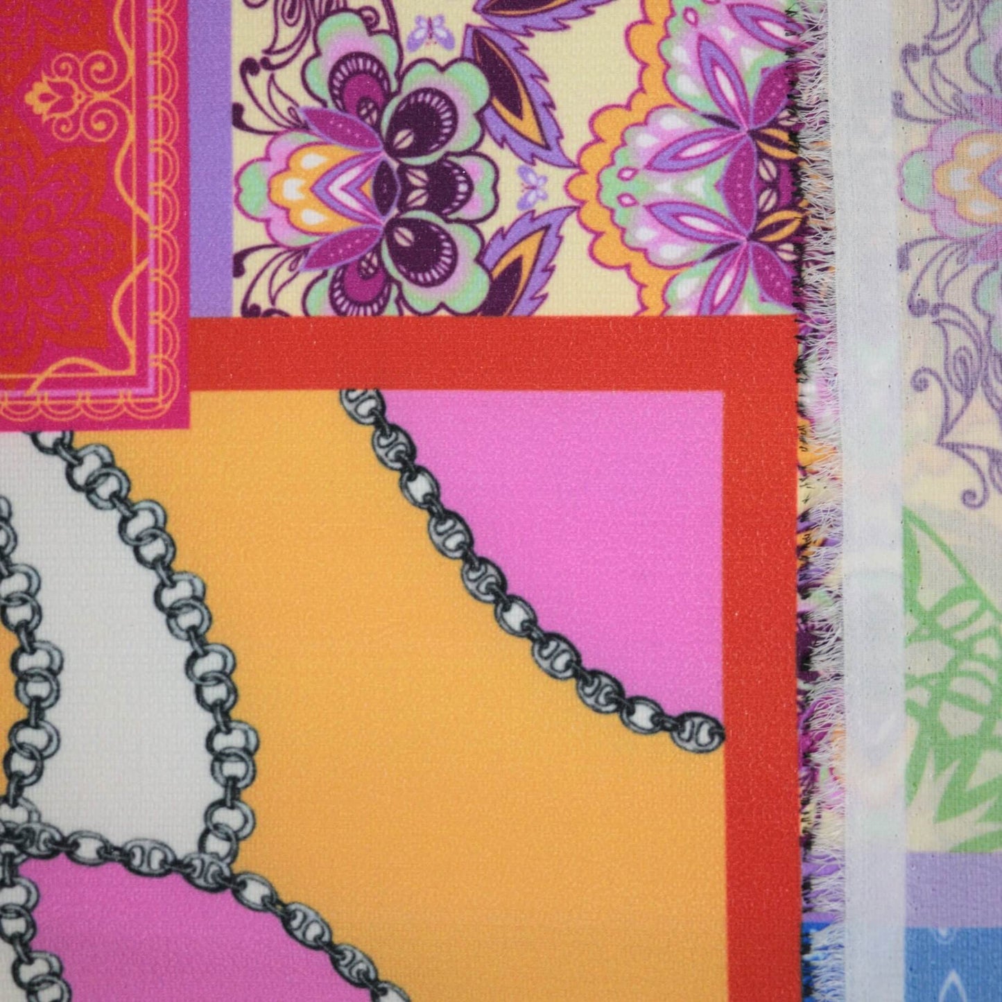 Abstract Boho Crepe 1m