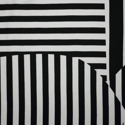 B&W Abstract Stripe Jersey 1m