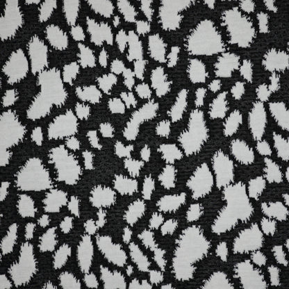 B&W Spot Knit Jacquard Jersey per/metre