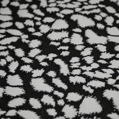 B&W Spot Knit Jacquard Jersey per/metre