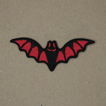 Bat Embroidered Iron-On Patches 2pk